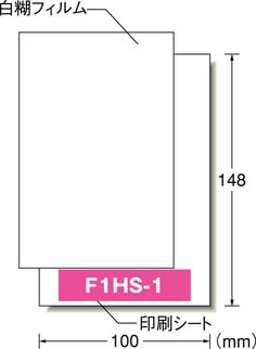 エーワン™ デカールシール 81023, 透明, インクジェット, はがき, 2