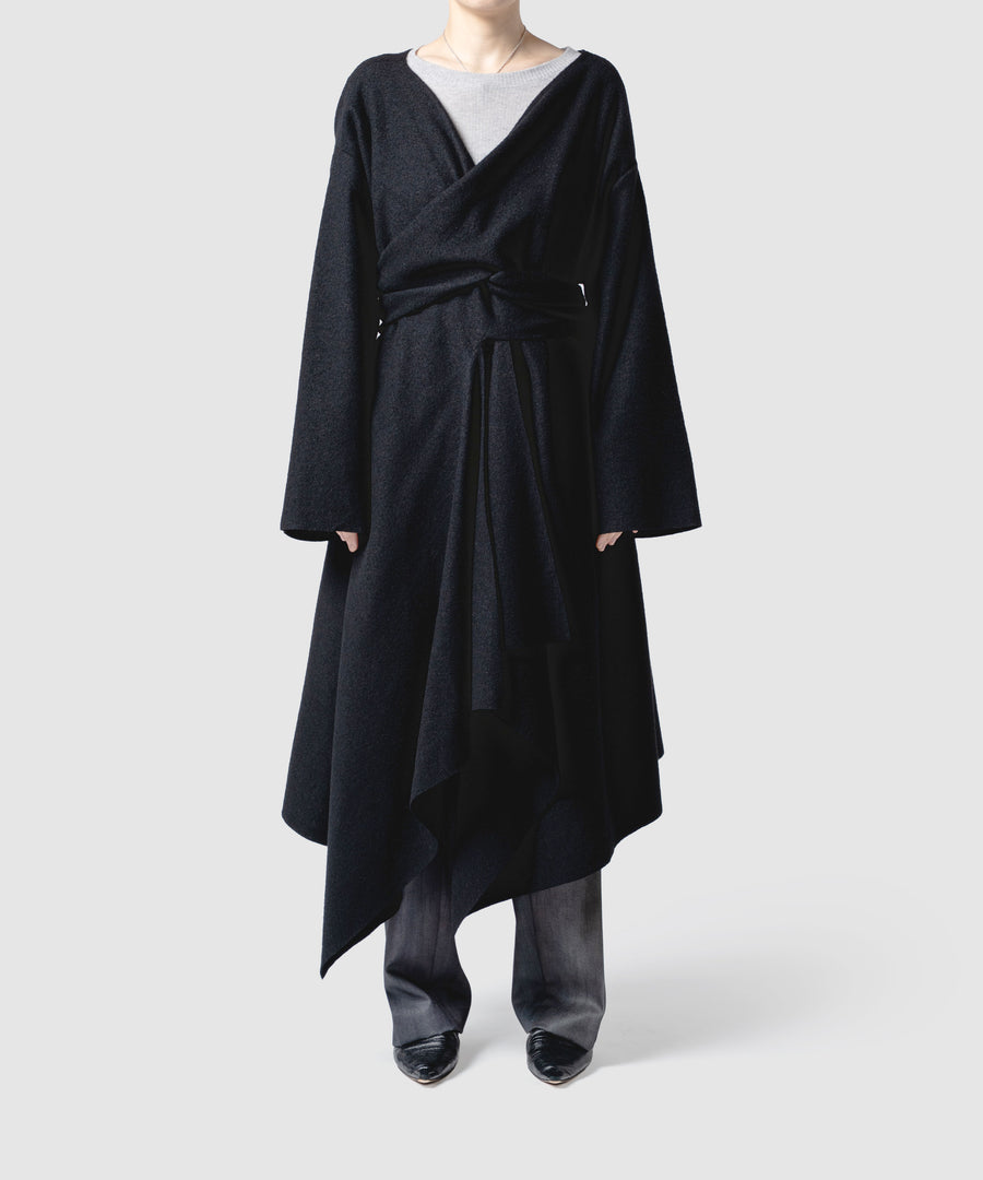 WOOL WRAP DRESS｜muller of yoshiokubo(ミュラーオブヨシオクボ)公式