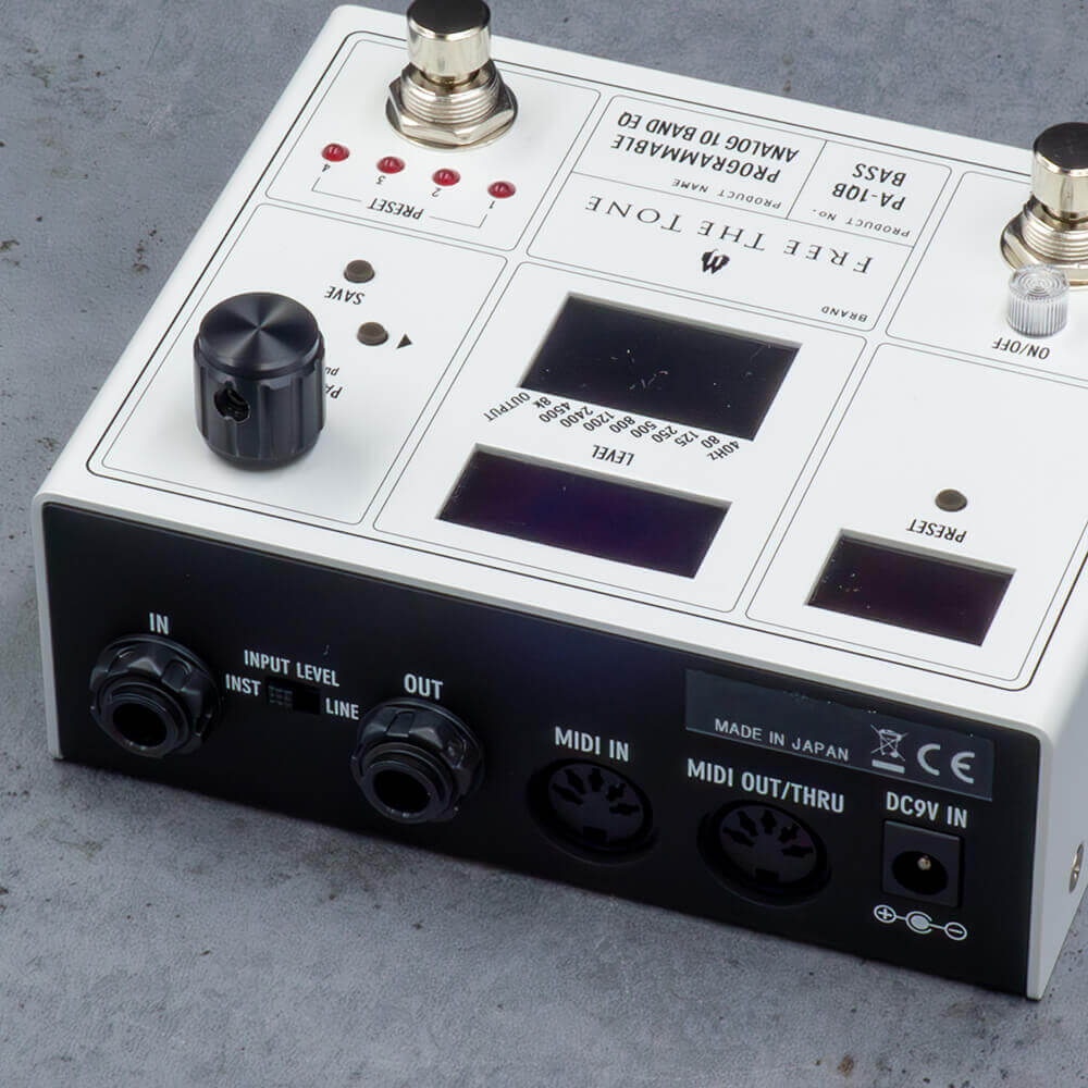 Free The Tone PA-1QB (Bass) [PROGRAMMABLE ANALOG 10 BAND EQ
