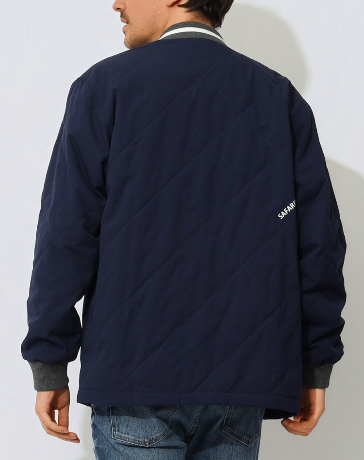 新品】ムータmuta サイドライントラックジャケット ネイビーL サイド