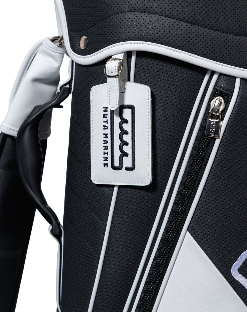 CONTINUA パンチングエシカルレザー スタンドキャディバッグ [全2色