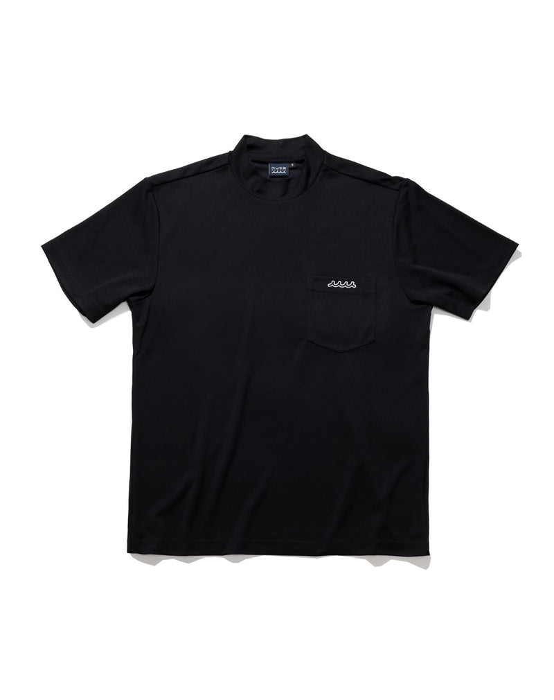 ラフロッグ RUFFLOG WM MOCK NECK BLACK MOCK NECK SWEAT BLACK – RUFFLOG