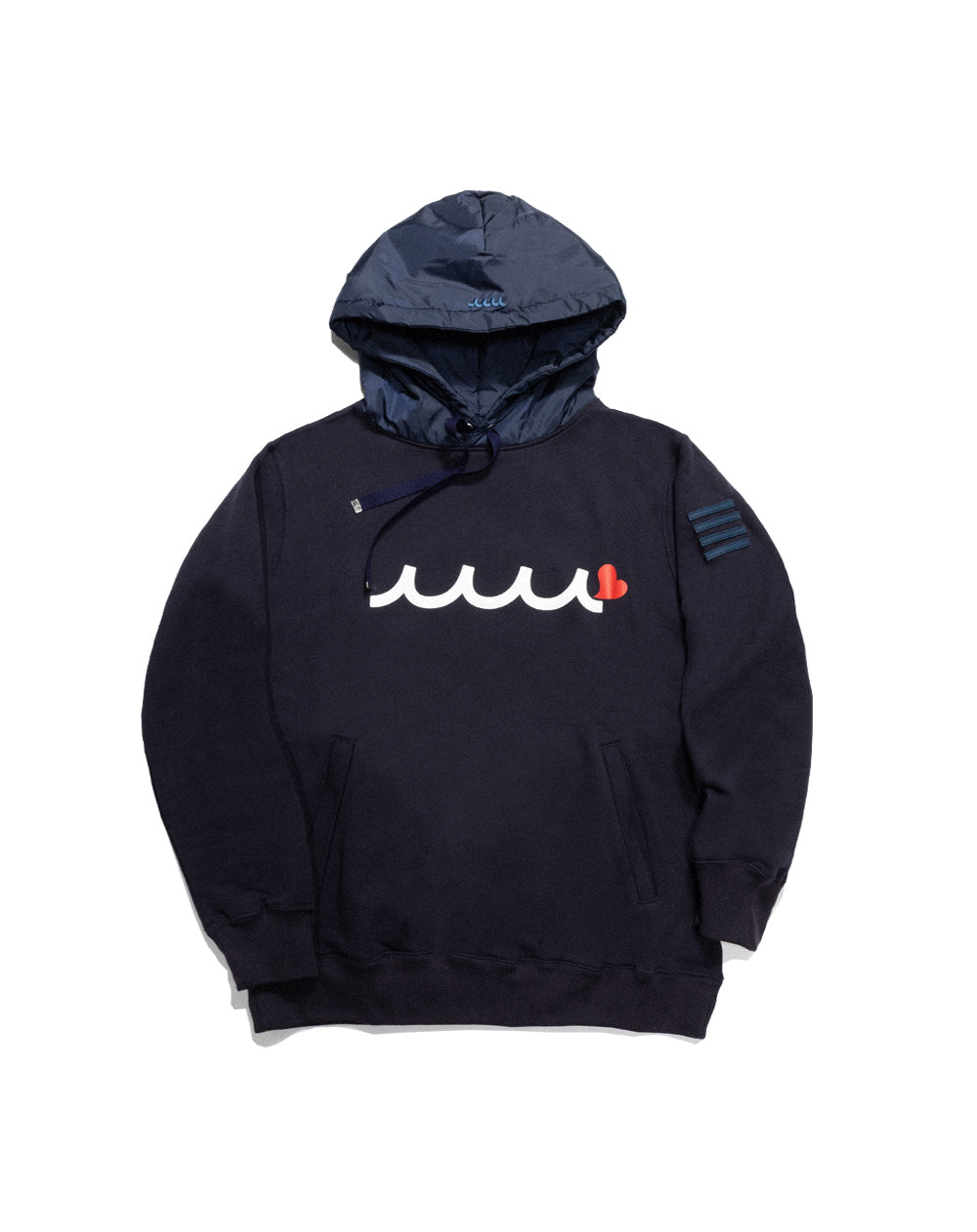 WEB限定］LEON × muta MARINE 中綿フード切替 プルパーカー – muta