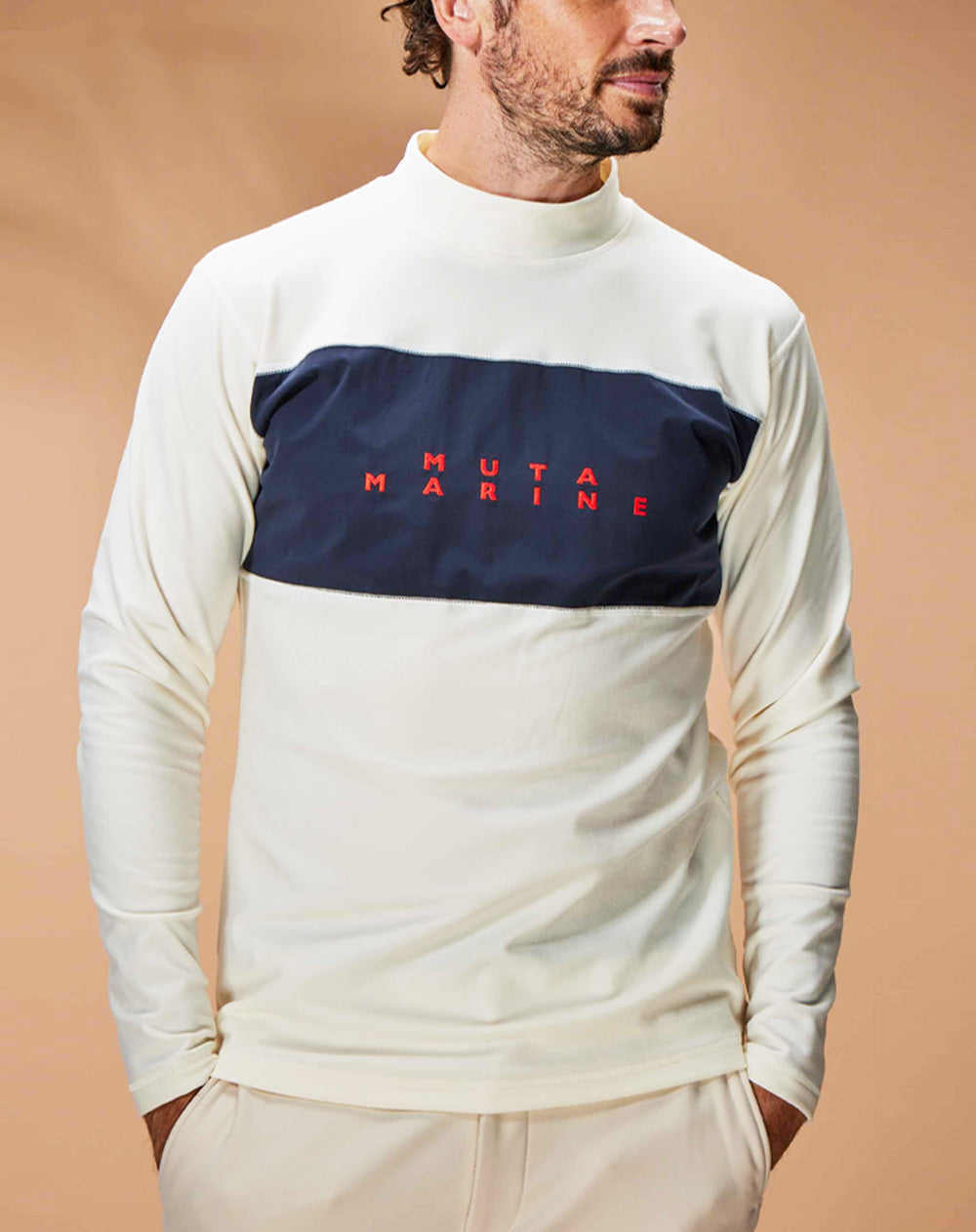 ヒートパフォーマ 切替モックネックシャツ [全3色] – muta Online Store
