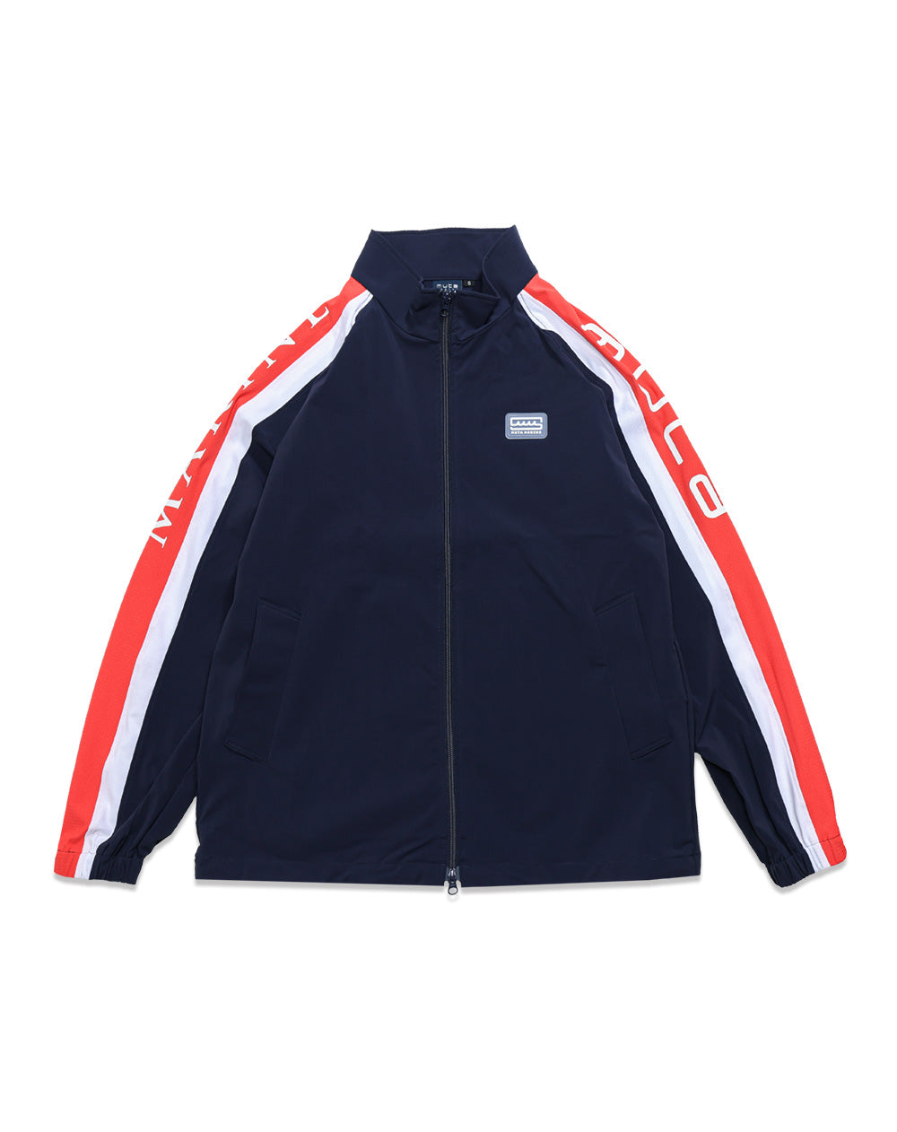 新品】ムータmuta サイドライントラックジャケット ネイビーL サイド