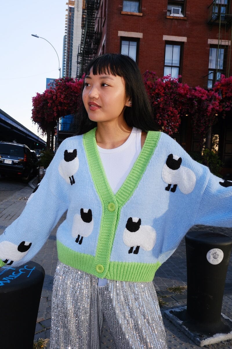 Little Lamb Puff Cardigan | Shop Now | Mure + Grand