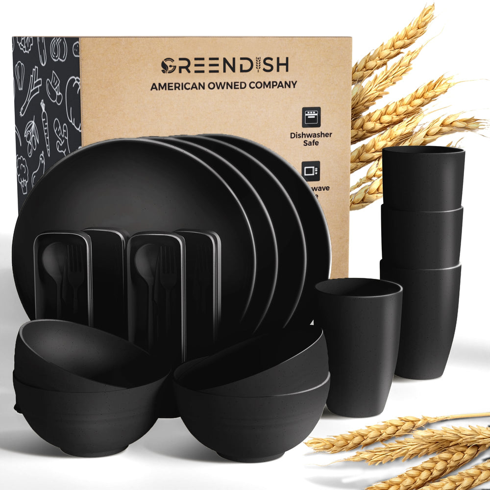 Eco-Friendly Dinnerware Combo Set - Reusable Kitchenware