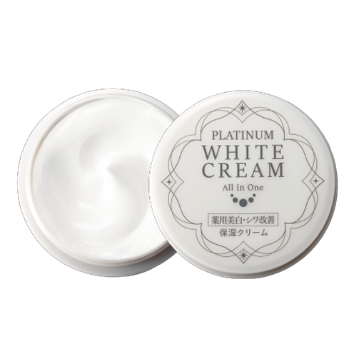 PLATINUM WHITE CREAM オールインワン40g 薬用美白]オールインワン