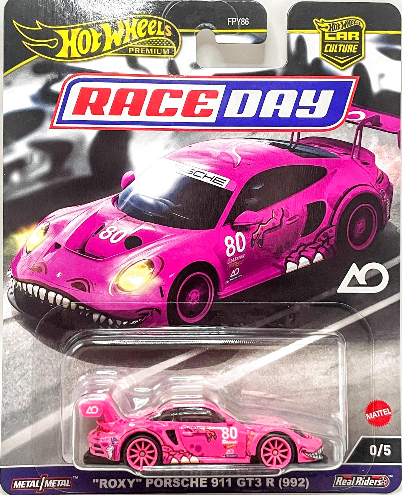 ホットウィール RACE DAY ”ROXY” PORSCHE 911 GT3 R (992) ピンク
