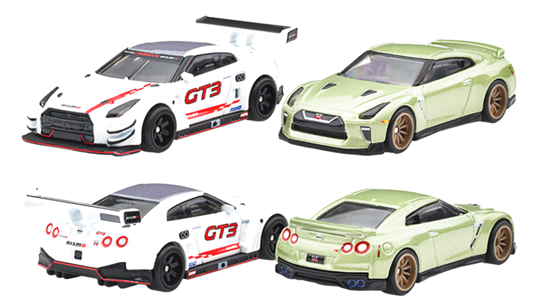 ホットウィール プレミアム 2パック 日産 GT-R ニスモ GT3 / 日産 GT-R