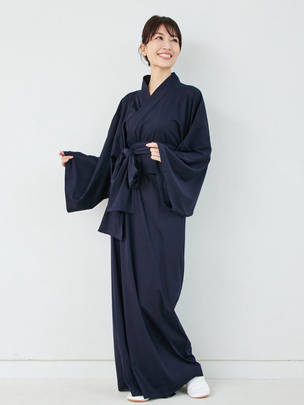 YUKATA Natural (Navy) Women – Nanafu｜YUKATA