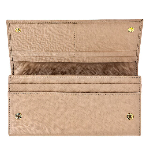 プラダ 長財布 レディース ブランド PRADA レザー 1MH132 ピンク