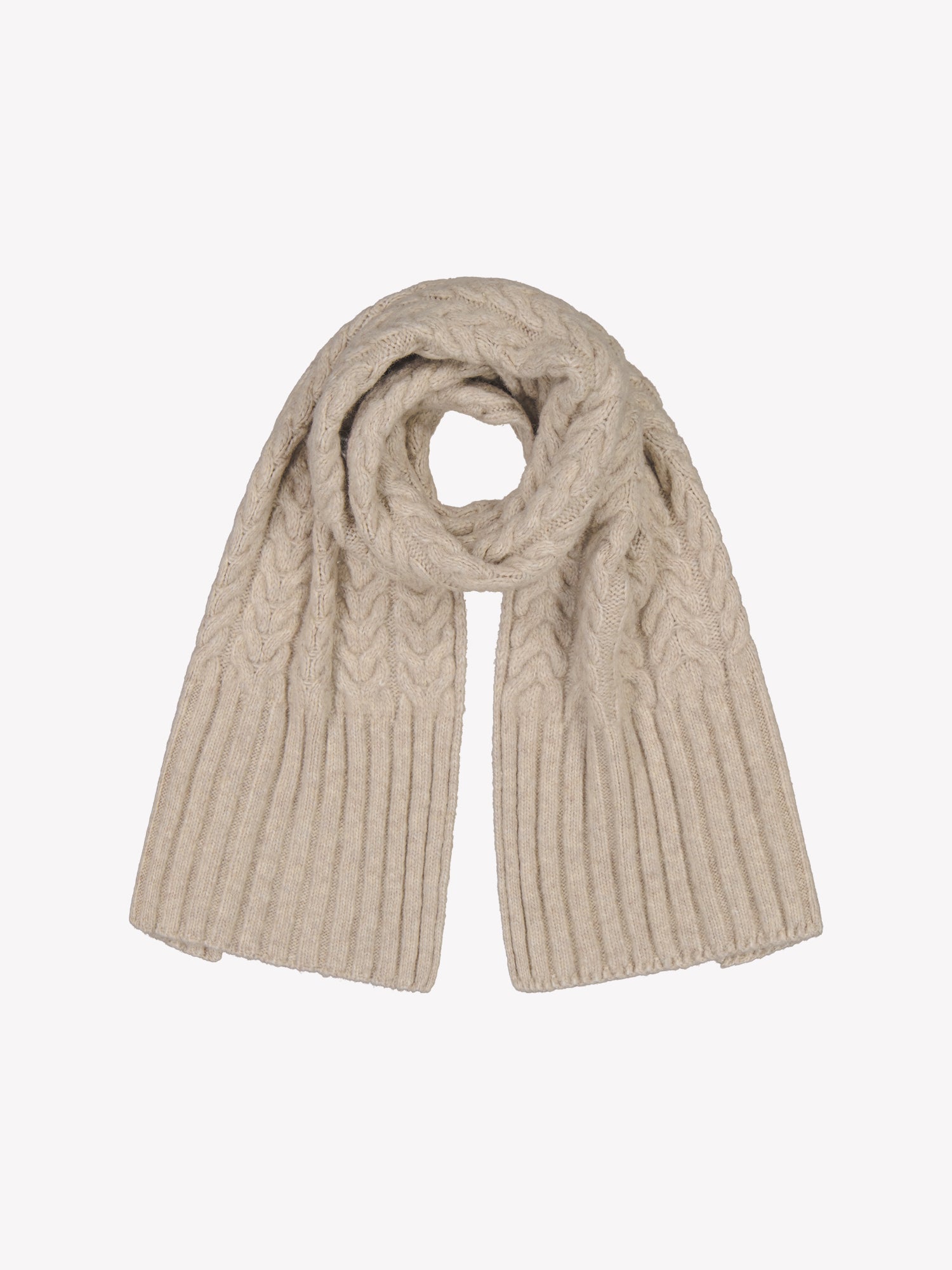 KIERRE Women's Yellow Knitted Scarf | Nanso