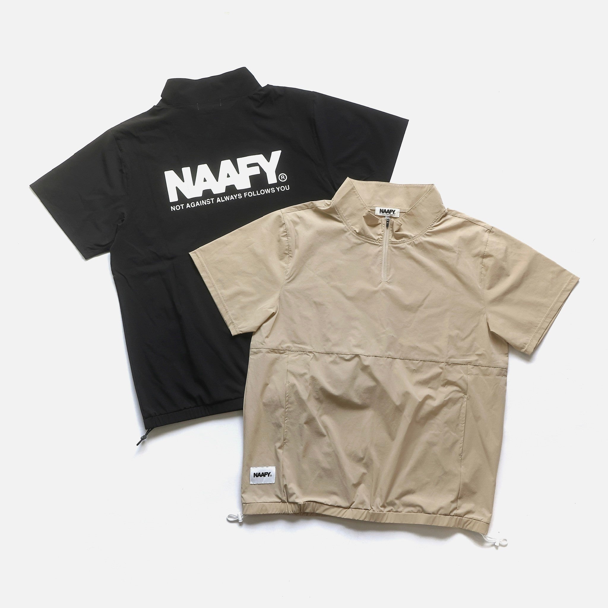 ハーフジップ半袖ピステ - NAAFY公式ストア