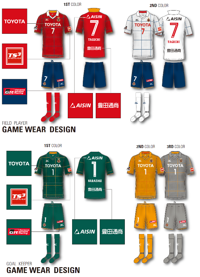 2017年ユニフォーム&トレーニングウェアのお知らせ｜ニュース｜名古屋