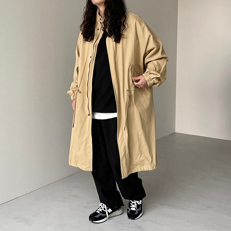 vintage like military mods coat M-65 / beige（ビンテージライク