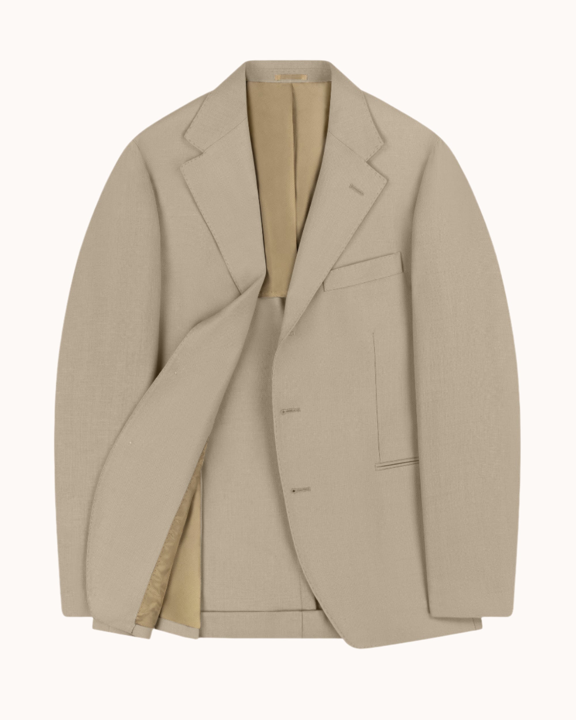 Sport Jacket - Taupe Tropical Wool – Natalino