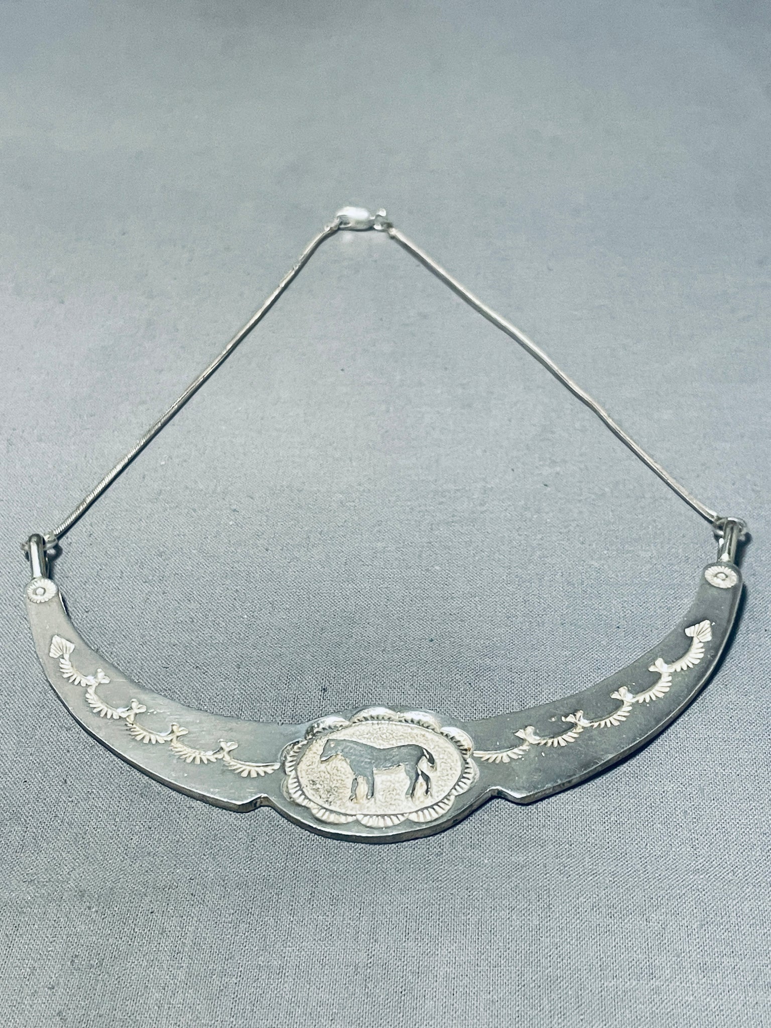 Emerson Kinsel Native American Navajo Sterling Silver Horse