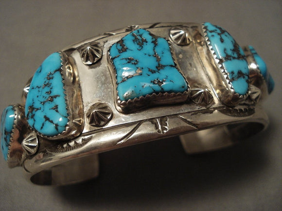 Museum Vintage 1950's Navajo Turquoise Native American Jewelry