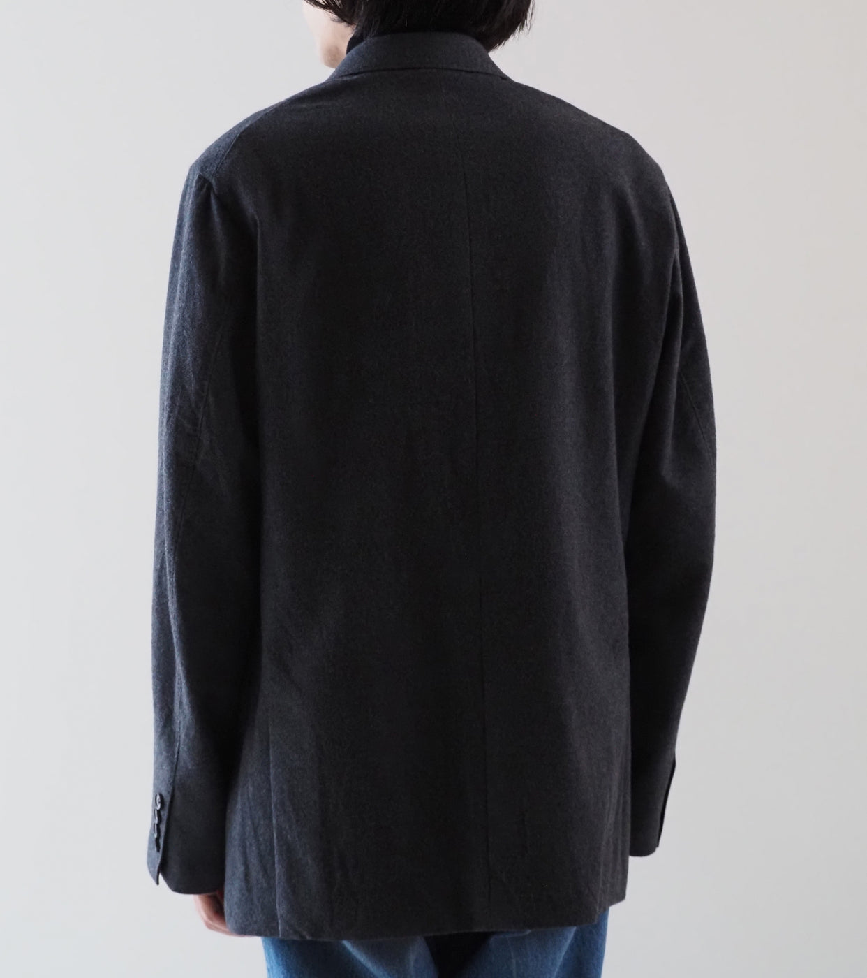 MAATEE＆SONS ダブル ウォッシュド ジャケット フランネル , Gray