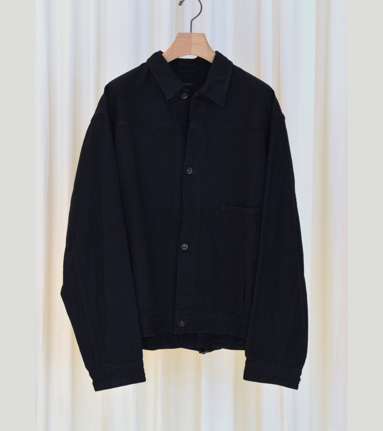 COMOLI デニムジャケット, Black – Navyblue