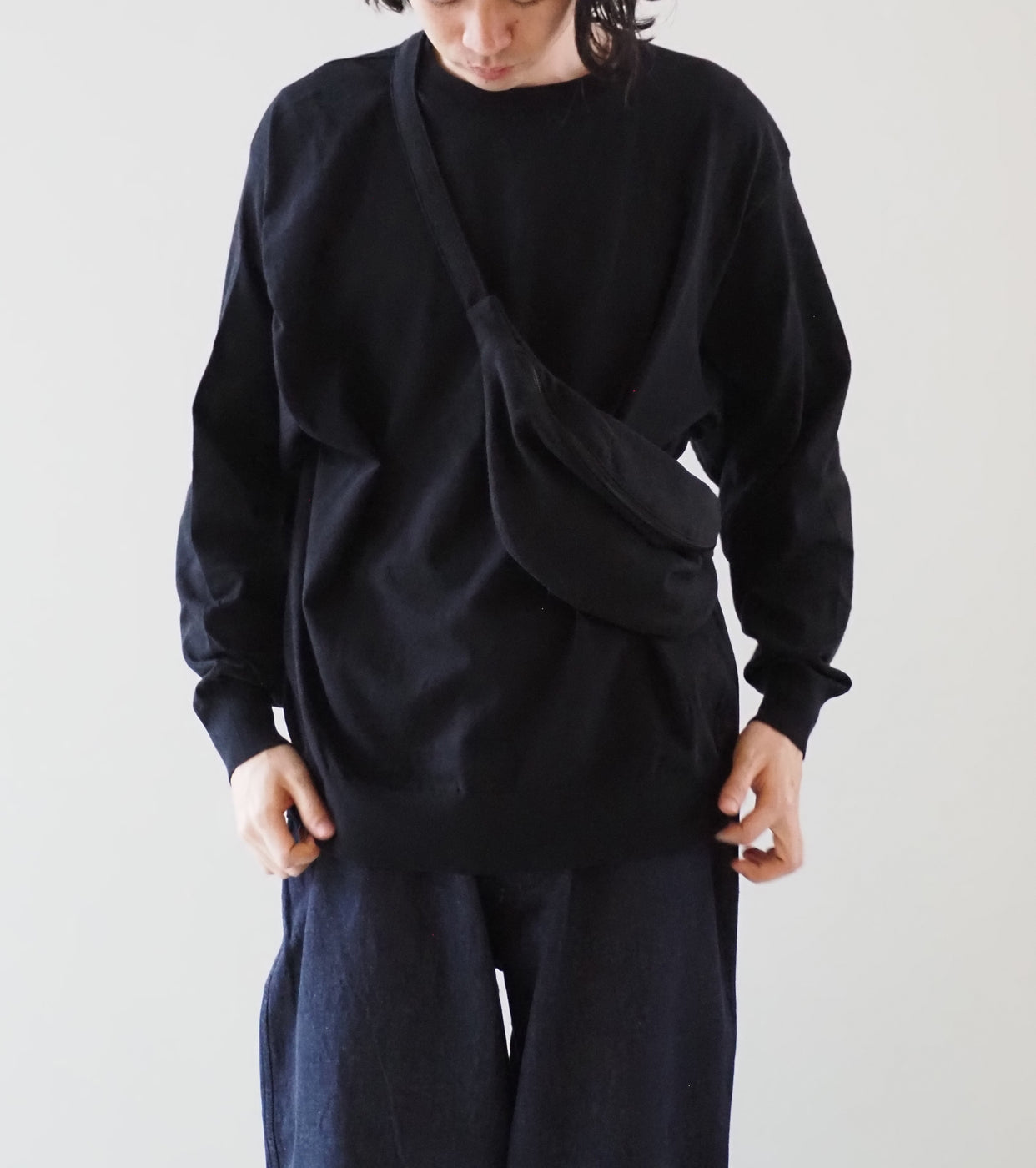 新品】25SS COMOLI シルクネップウエストバッグ 【公式通販】