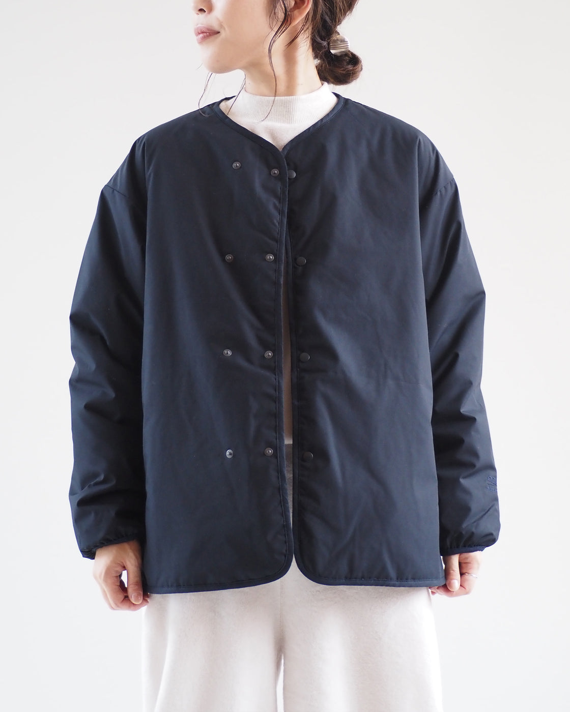 nanamica リバーシブル ダウン カーディガン, Navy – Navyblue