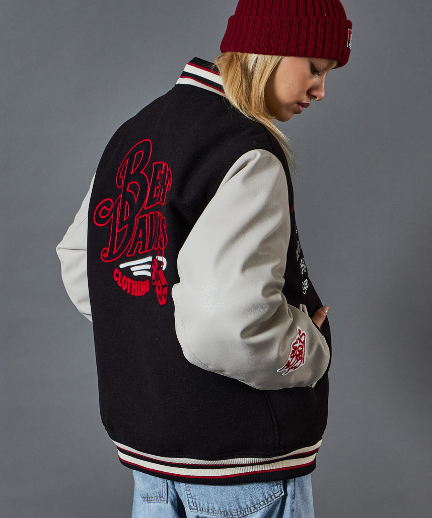BEN DAVIS（ベンデイビス）】BD STADIUM JACKET / 刺繍 ワッペン OLD