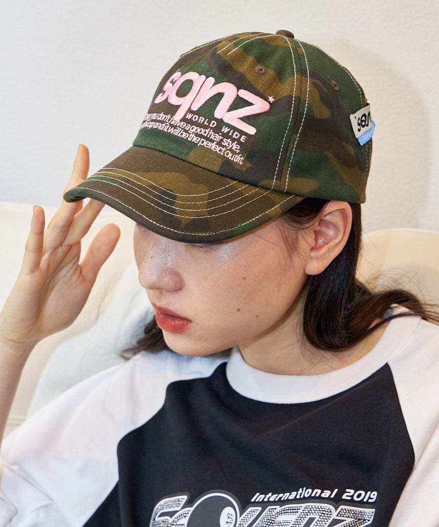 SEQUENZ（シークエンズ）】sqnz logo cap / ロゴ ベースボール