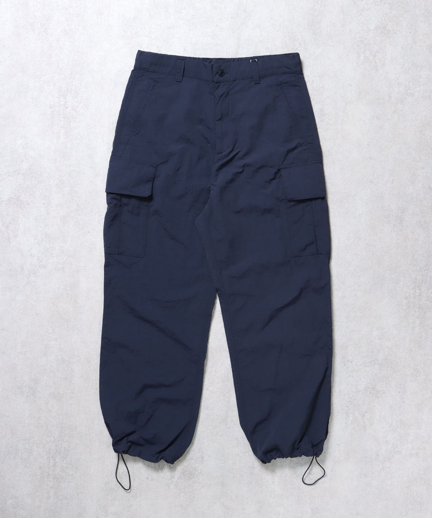 FFEIN(フェイン)】ナイロンテックワイドカーゴパンツ / ドローコード