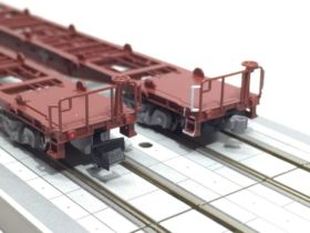 KATO コキ50000(グレー台車)コンテナ無積載 11両セット 品番：10-1317