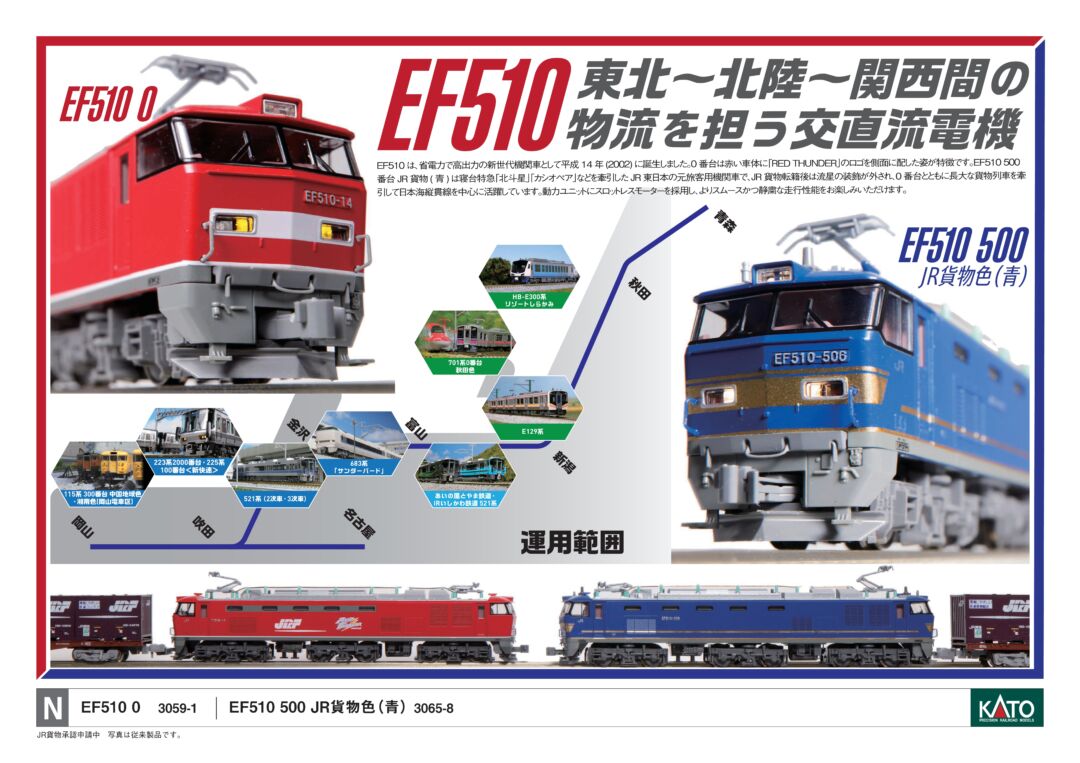 KATO,TOMIX 鉄道模型 まとめ売り KATO】2024年6月発売予定日速報 （発売