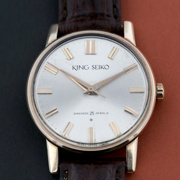 SEIKO ヴィンテージ キングセイコー 1st J14102E 14KGF 初期型 手巻