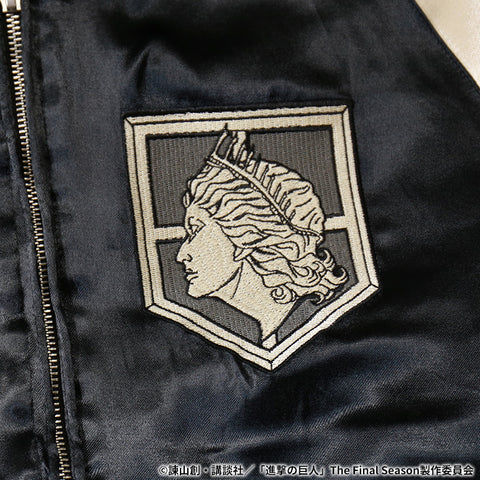 TVアニメ『進撃の巨人』 SOUVENIR JACKET SKA 刺繍 レーヨン