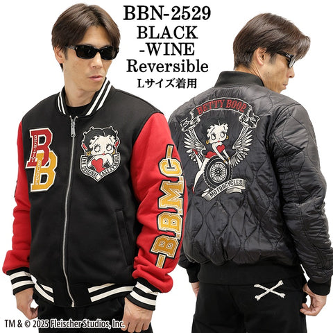 BETTY BOOP NEVERMIND REVERSIBLE STADIUM JACKET ベティーブープ