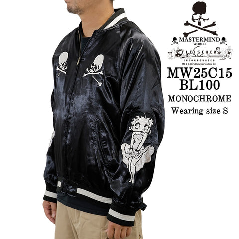 MASTERMIND WORLD BETTY BOOP SOUVENIR JACKET [BOXY FIT] マスター