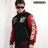 VANSON（バンソン）メルトンスタジャン フライングスター nvjk-2104