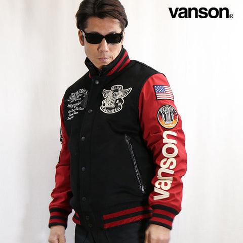 VANSON（バンソン）メルトンスタジャン フライングスター nvjk-2104