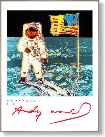 アンディ・ウォーホル ムーンウォークⅠ[展示会ポスター] サイズ各種