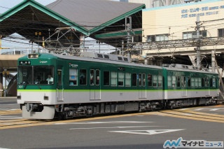 京阪大津線 行先表示板（黄） 京阪大津線 行先表示板（黄）