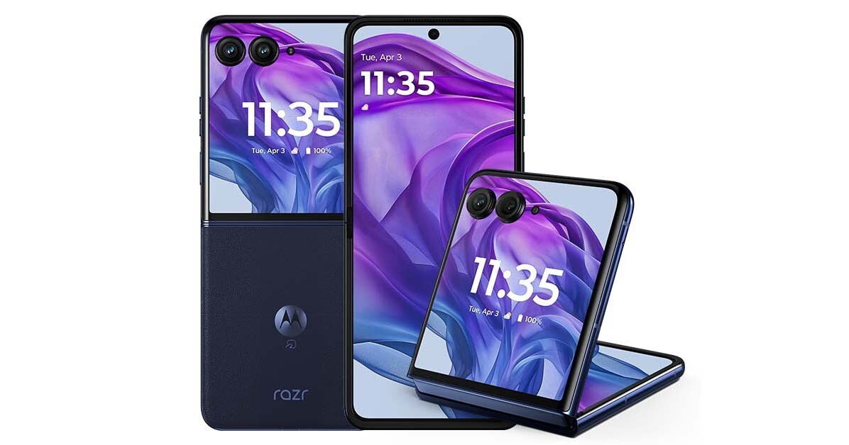 折りたたみスマホ「motorola razr 50 Ultra」、ソフトバンクとIIJmioが