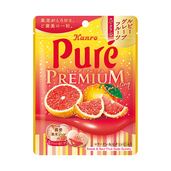ピュレグミプレミアム＜ルビーグレープフルーツスパークリング