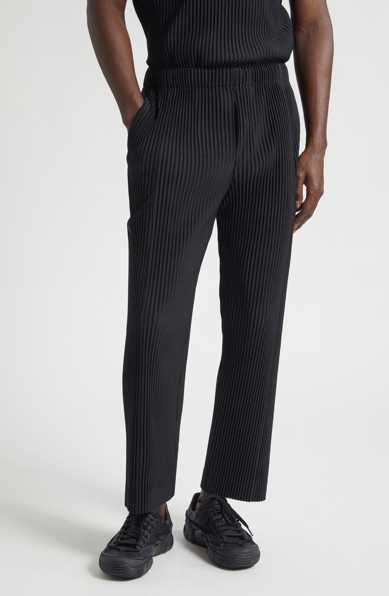 Homme Plissé Issey Miyake Quarry Pleated Straight Leg Pants