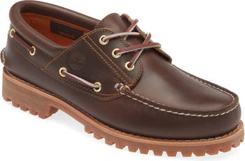 Timberland Authentic 3-Eye Lug Boat Shoe (Men) | Nordstrom