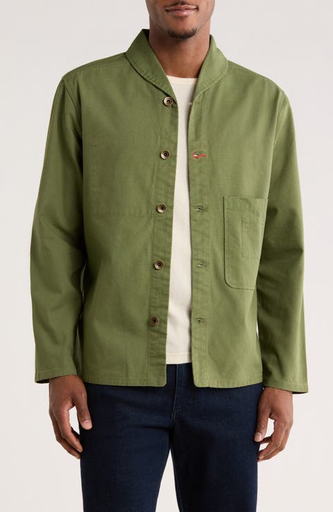 Imperfects Organic Cotton Canvas Shepherds Shirt Jacket