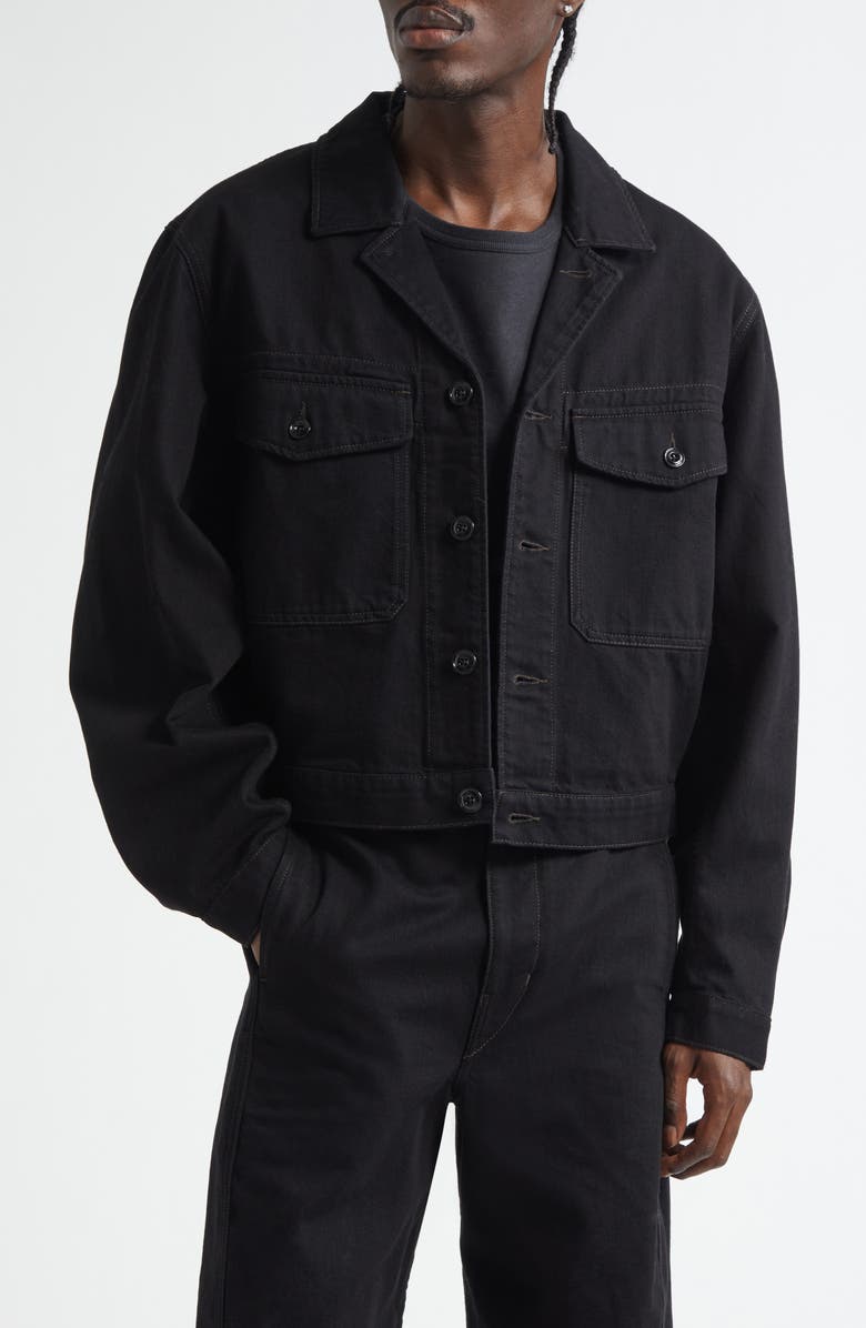 Lemaire Heavy Denim Trucker Jacket | Nordstrom