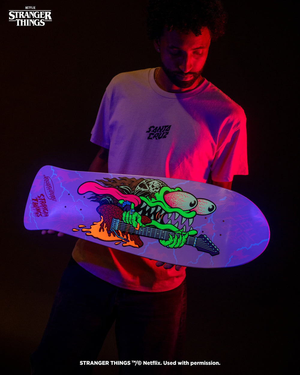 10.1in Meek Eddie Slasher Reveal Skateboard Deck | Stranger Things