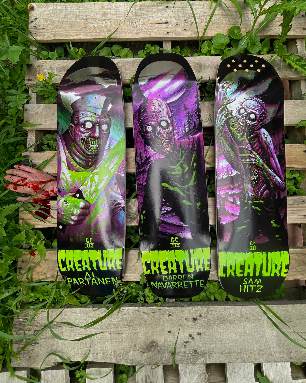 9in Navarrette Feeding Time XX Pro Deck | Creature Skateboards