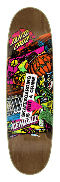 9.00in Kendall Street Art Collage | Egg 90s Skateboard Deck