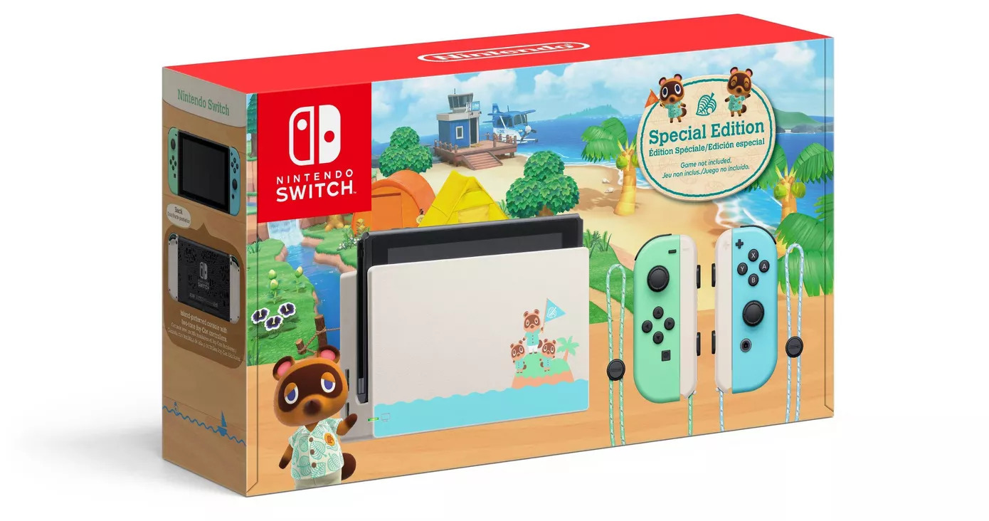 あつまれ どうぶつの森デザインのNintendo Switch本体 あつまれ
